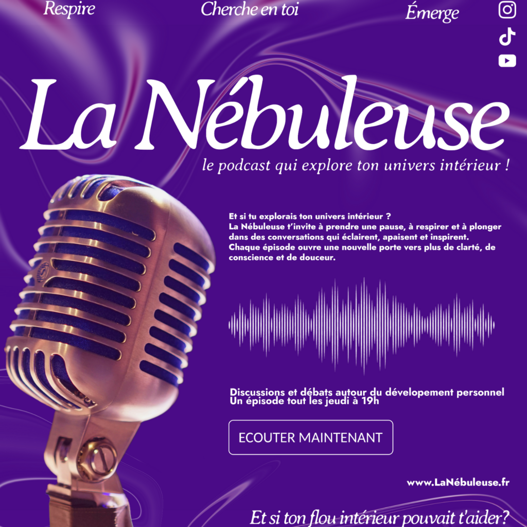 Affiche du podcast dédiée à l’introspection, au développement personnel et au bien-être mental